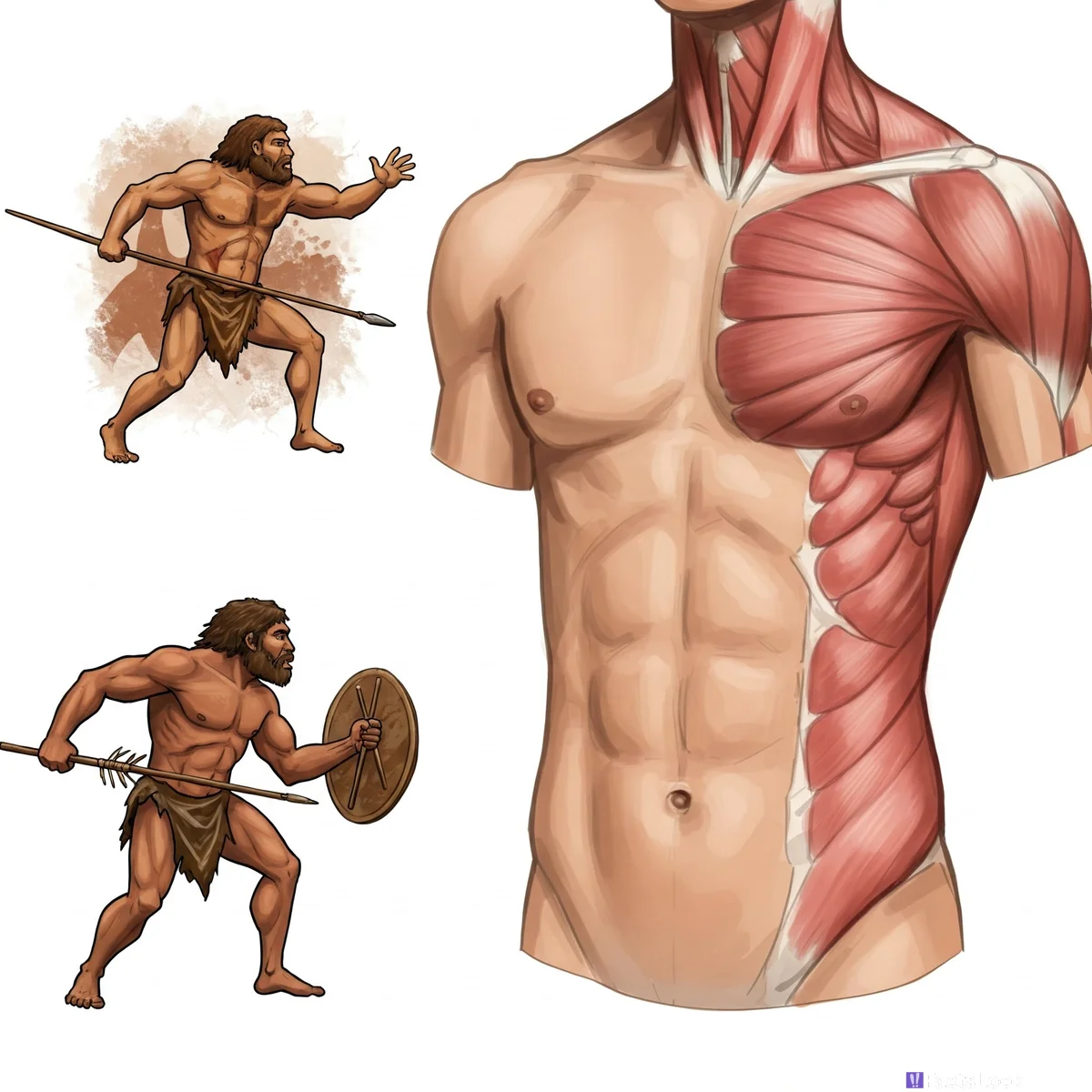 The Evolutionary Reason for Male Chest Size