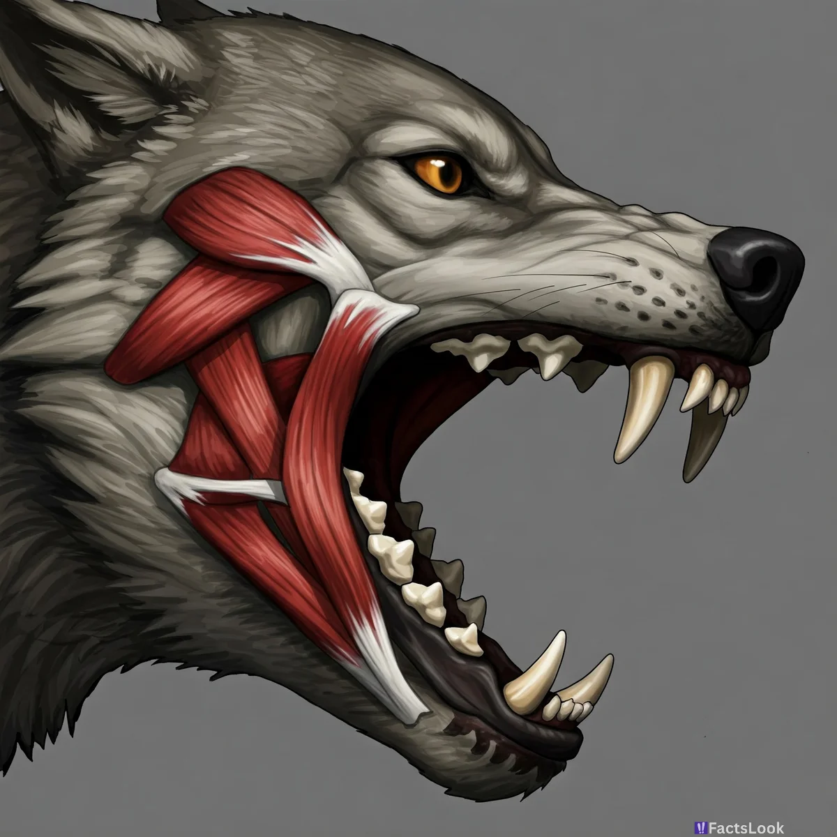 A Wolf's Bite Force is Immense