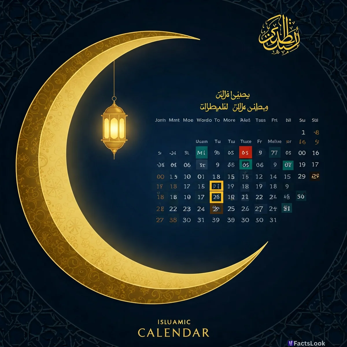 The Lunar Calendar & Islamic Months