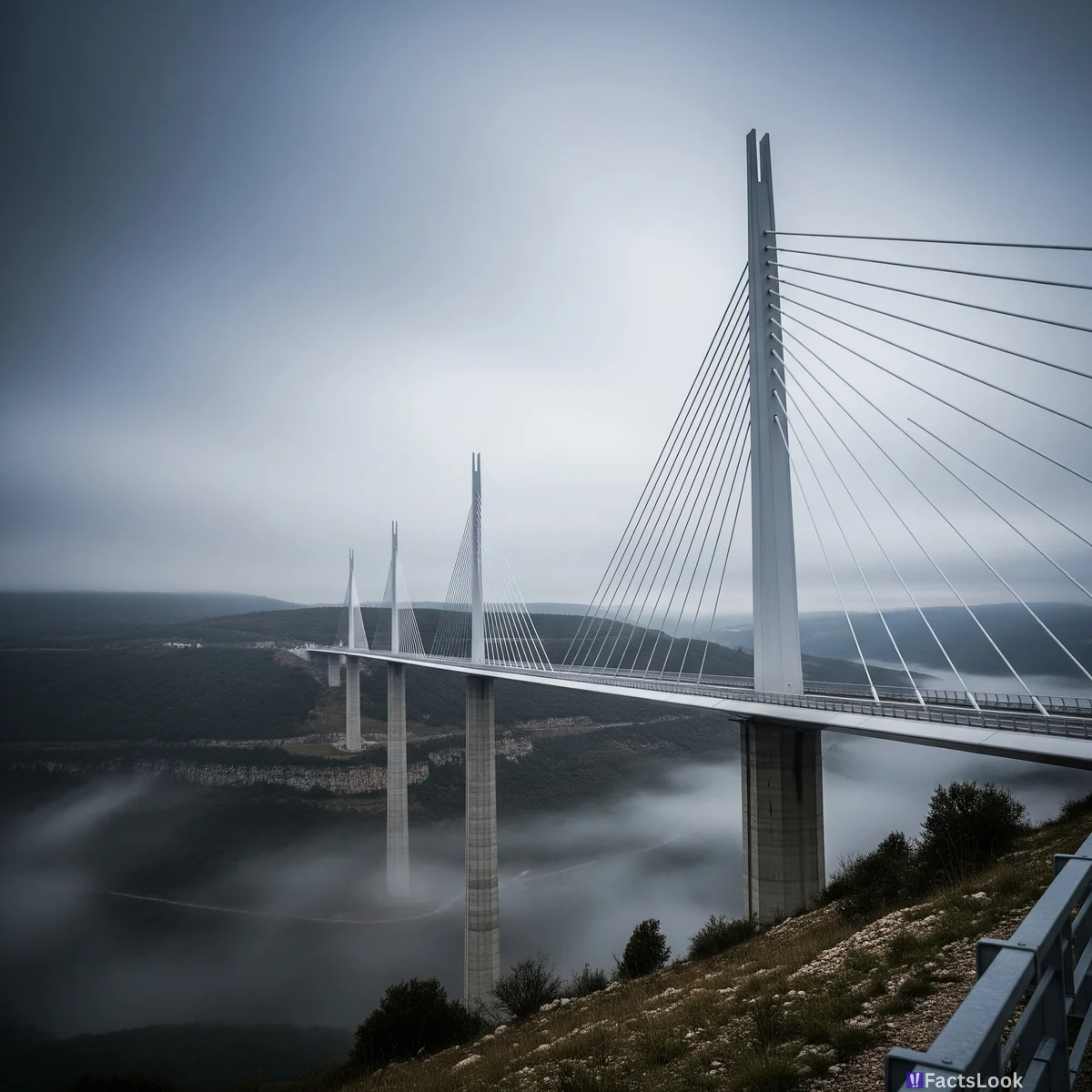 The Millau Viaduct's Cable-Stayed Design