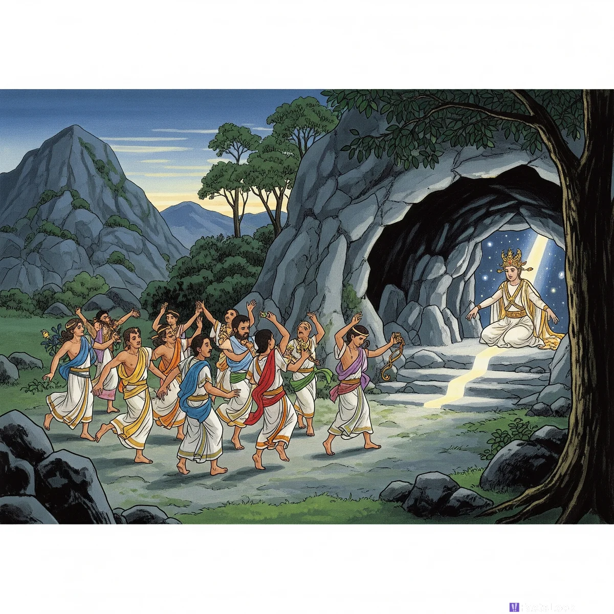 Japanese Mythology: Amaterasu and the Cave