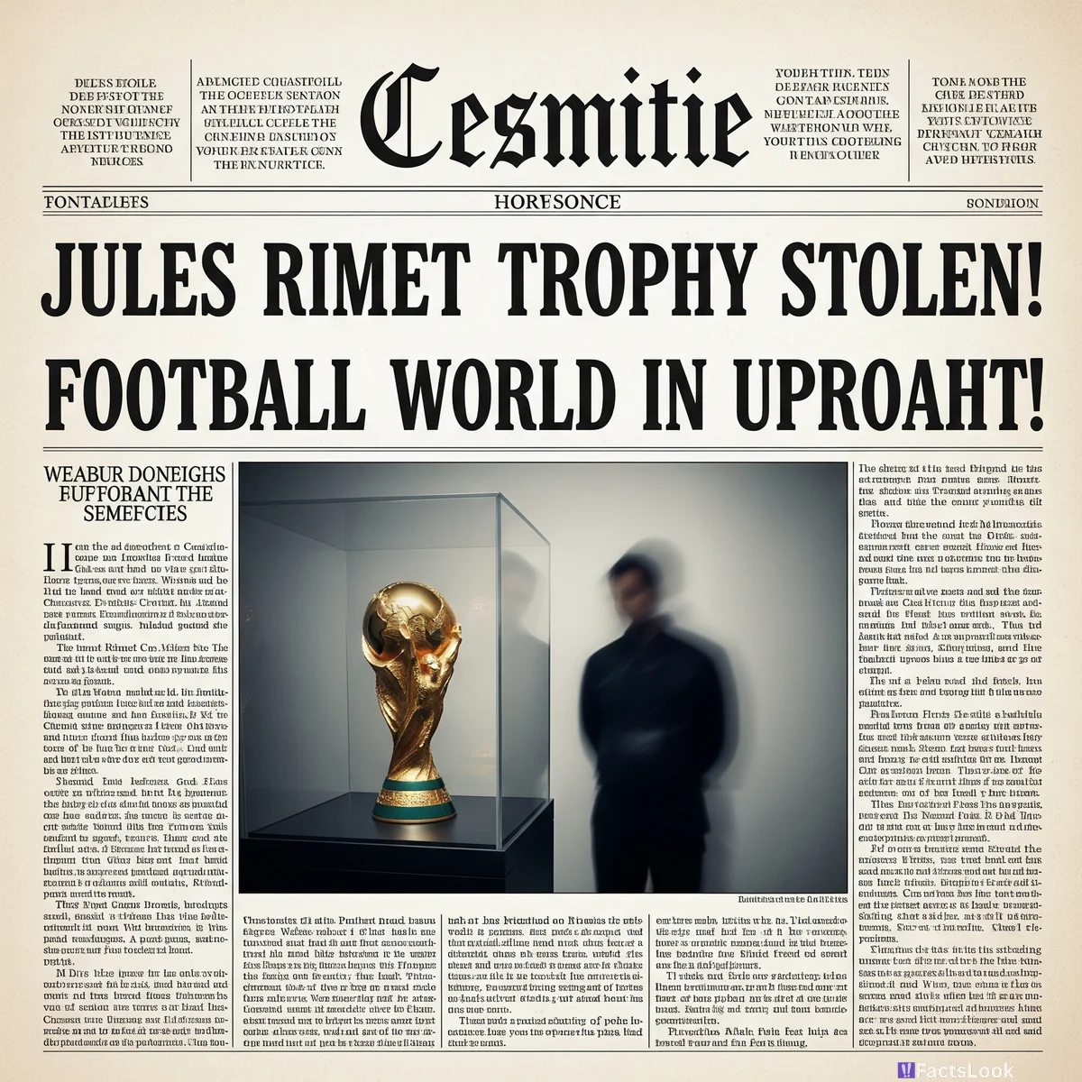 The World Cup Trophy Has Been Stolen… Twice!
