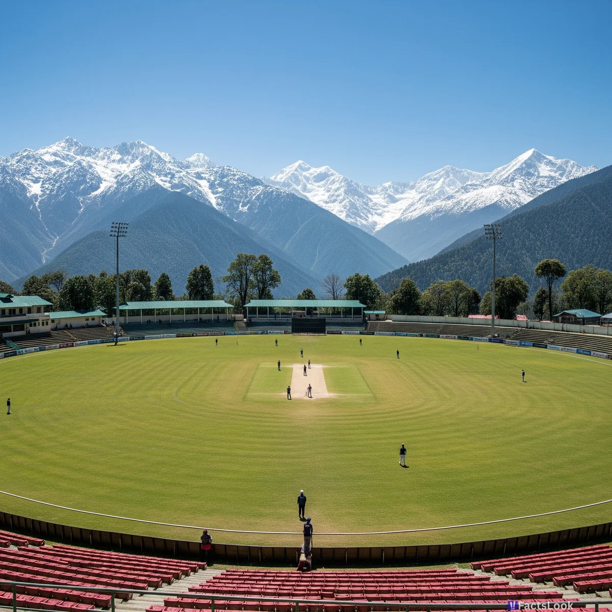 4. Home of the World's Highest Cricket Ground